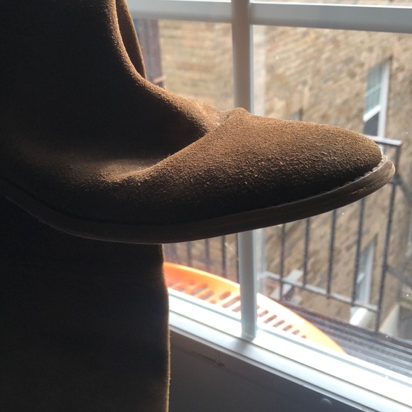 Caramel Michael Kors knee high suede boots - Picture 5 of 6